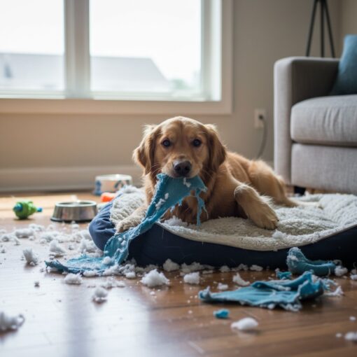 Cane stressato