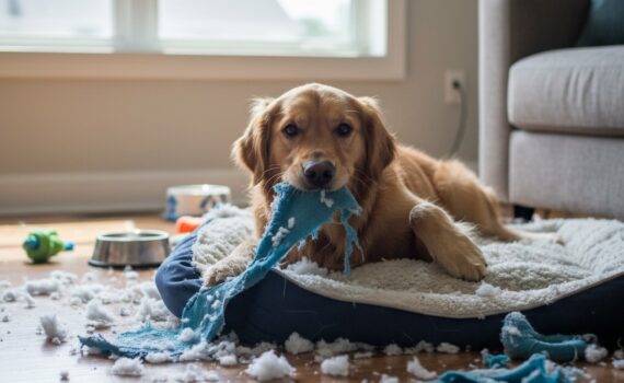 Cane stressato